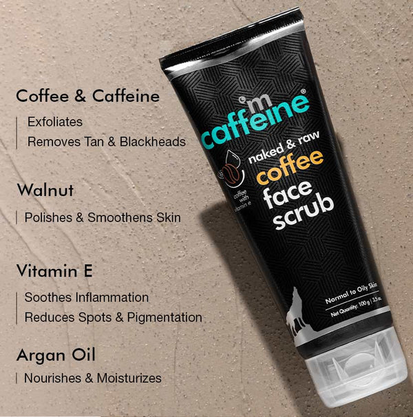 Coffee Face Scrub with Walnut - 100 g
