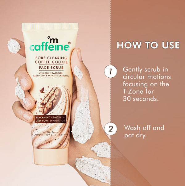 Pore Clear Coffee Cookie Face Scrub- 100gm