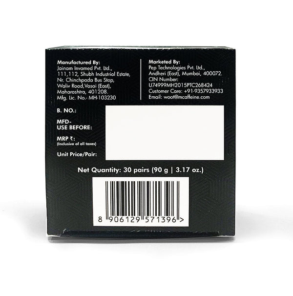 Coffee Hydrogel Under Eye Patches with Caffeine & HA - 30 Pairs