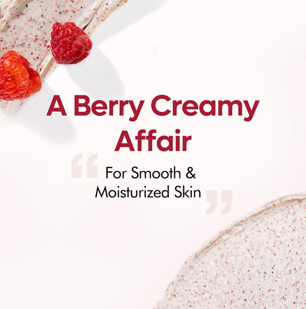Moisturizing & Creamy Coffee Body Scrub with Berries - 200g