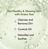 Green Tea Face Wash with Vitamin C & Hyaluronic Acid - 100 ml
