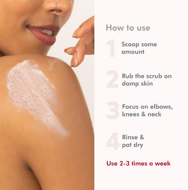 Moisturizing & Creamy Coffee Body Scrub with Berries - 200g