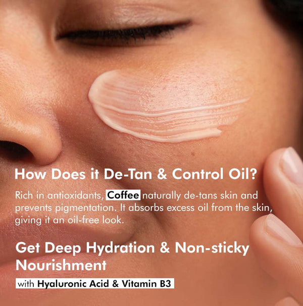 Detan & Oil Control Coffee Sunscreen SPF 50 PA++++ 50 ml