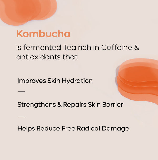 Hydrogel Kombucha Under Eye Patches - 15 Pairs