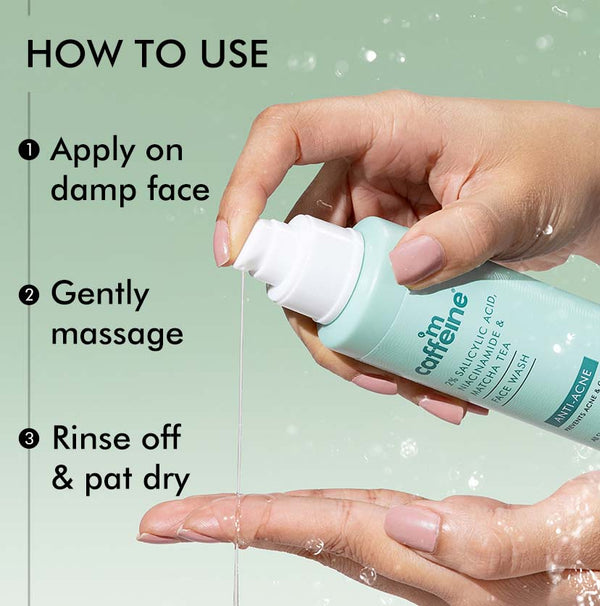 2% Salicylic Acid Niacinamide & Matcha Tea Face Wash - 100 ml