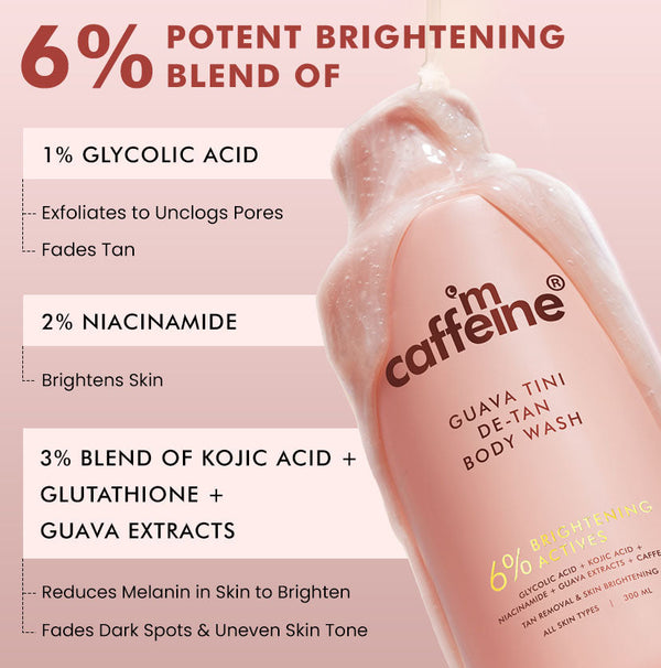 Guava Tini De-Tan Body Wash - 300 ml