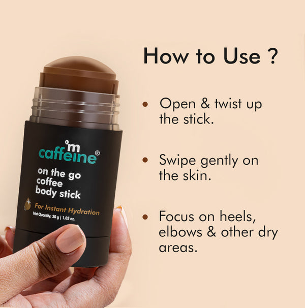 Coffee Body Stick for On the Go Hydration- 30g
